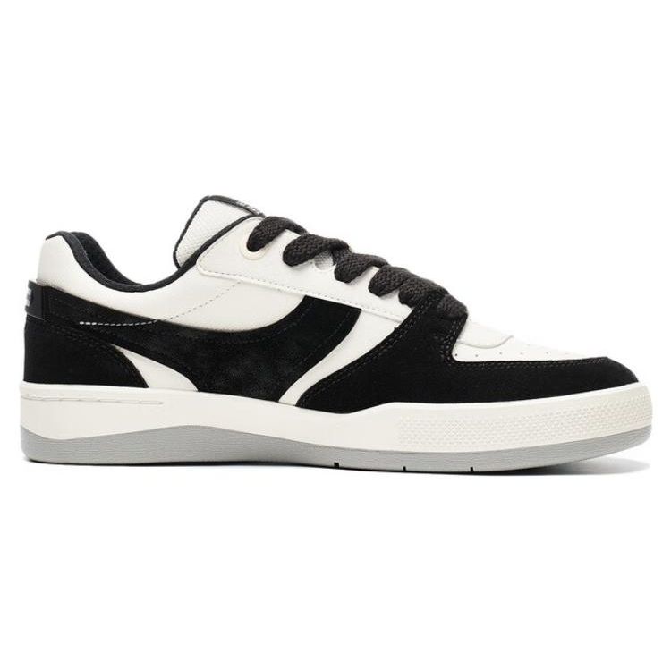 Li Ning Zhengrong 92S Мягкие, устойчивые, простые, ретро, амортизирующие, износостойкие, низкие, для скейтбординга, мужские кроссовки, белые, AEPT003-2