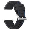Soft Silicone Rubber Watch Strap 20mm 22mm 24mm Men Women Sport Waterproof Breathable Wrist Band Solid Matte Buckle Bracelet