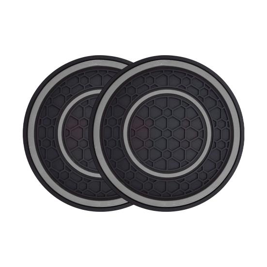 2 шт. автомобильные подставки под стаканы термостойкие нескользящие водонепроницаемые канавки универсальный держатель для стаканов аксессуары для салона автомобиля