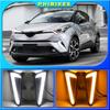 Светодиодные дневные ходовые огни для Toyota C-HR CHR 2016 2017 2018 автомобильные аксессуары водостойкие ABS 12 В DRL противотуманные фары украшения