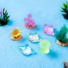 Glow-in-the-dark Manta Ray Resin Small Ornaments Micro Landscape Fish Tank Aquarium Marine Animal Landscape Decorative Arts and Crafts Accessories