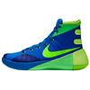 Hyperdunk 2015 Shock Absorbers Slip Resistant High Top Basketball Shoes Unisex Blue Green Asian Version Sneakers 749562-473