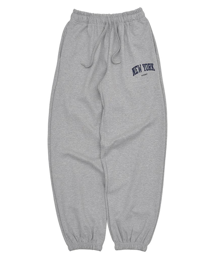 PAPERBOY Basic New York Wide Jogger Pants - Oatmeal (Type B)