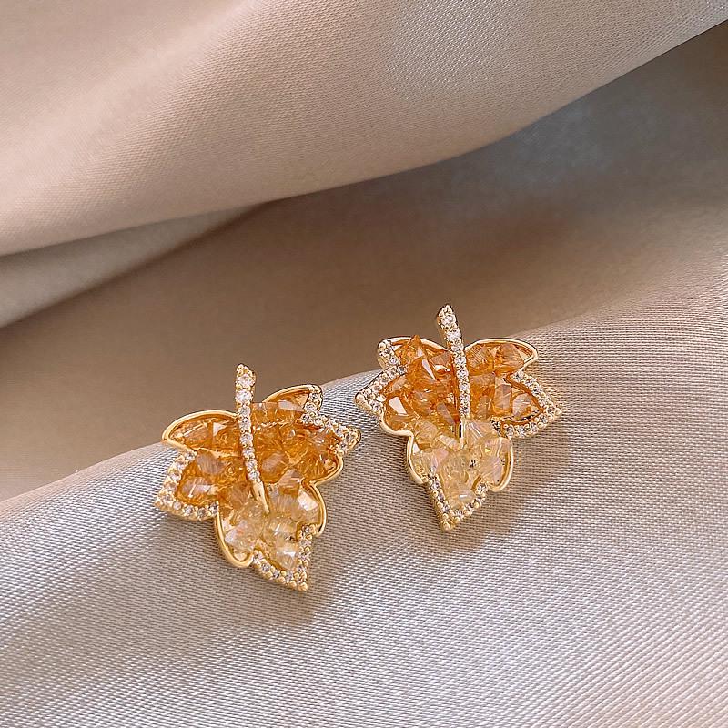 Французские ретро серьги с цирконом и жемчугом: Ювелирные изделия из серебряных игл 925 пробы класса «легкая роскошь»