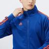 adidas Куртка Тхэквондо с воротником-стойкой на молнии, с длинными рукавами, удобные простые брюки в полоску, повседневный спортивный костюм, унисекс, спортивная одежда TR30JT-BUOG+TR30PT-BW