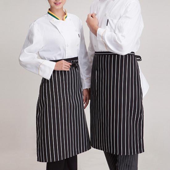 Водонепроницаемый фартук для повара-бистро с поясом, мужской фартук, женский фартук из полиэстера для приготовления пищи с карманом для инструментов