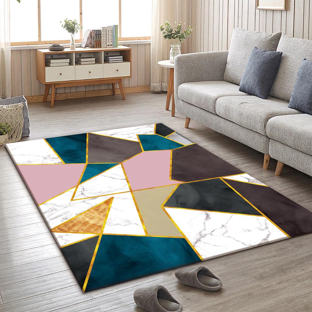 Nordic Гостиная Минималистичные линии Ковер Спальня Журнальный столик Шкаф Коврики на пол Коврики у двери