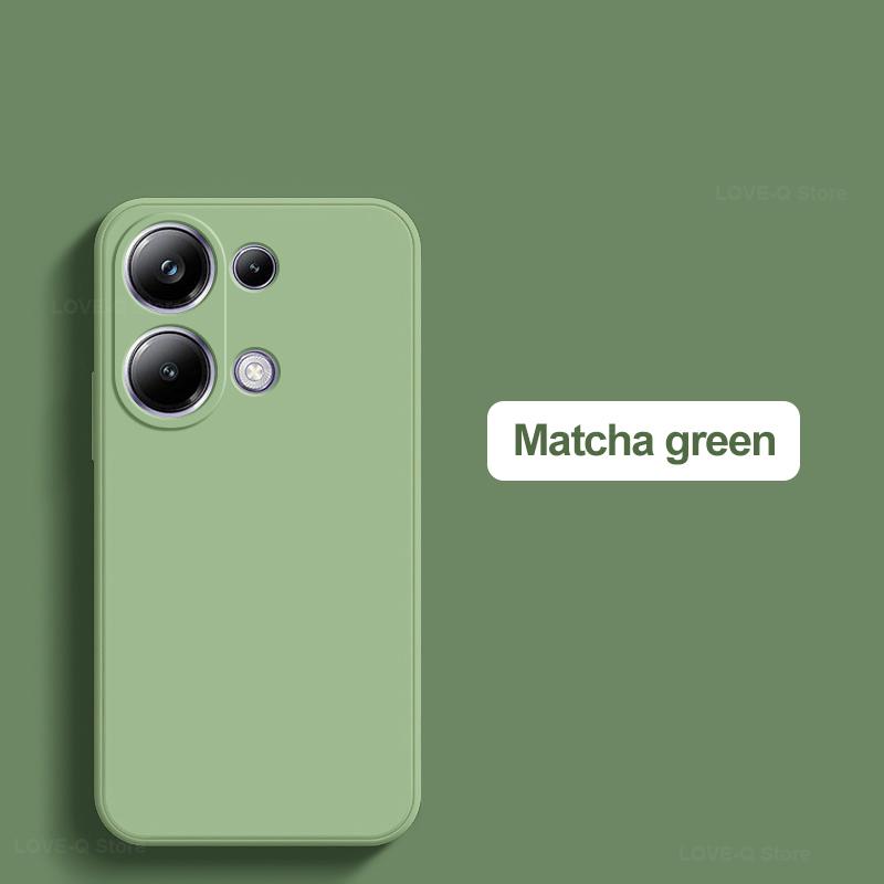 Чехол для телефона Poco M6 Pro, силиконовый однотонный защитный чехол от падений и столкновений для Xiaomi Poco M6 M 6 Pro M6Pro PocoM6 Pro