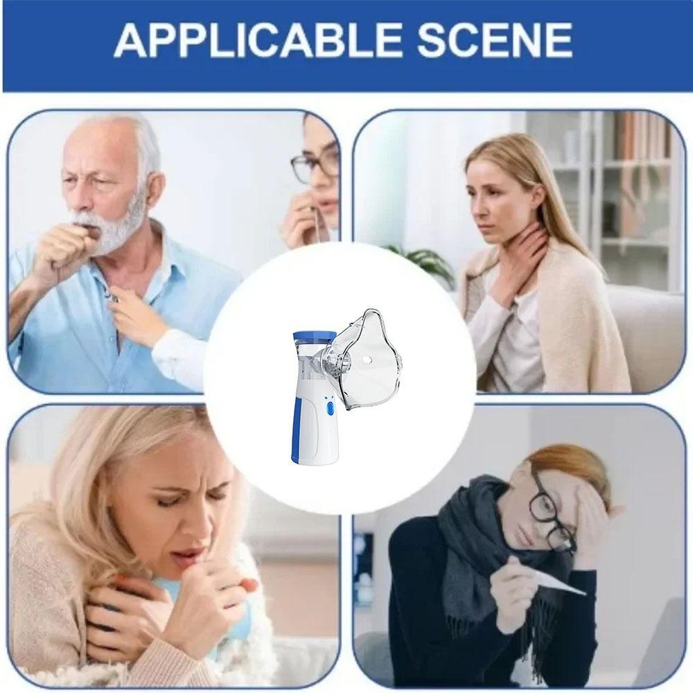 Сетчатый оральный распылитель, безопасный ручной ингалятор для астмы, распылитель, ручной небулайзер для дома и улицы