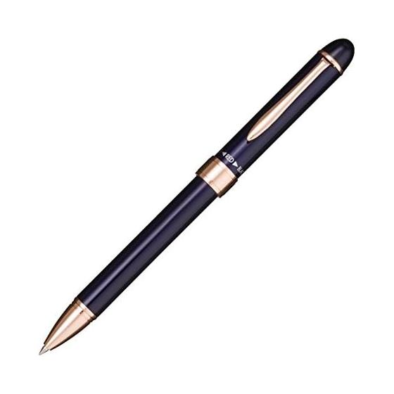 Ручка Sailor Многофункциональная ручка Fascinate 3 Navy 16-0325-242 Отделка с покрытием из розового золота Шариковая ручка на масляной основе Черная/Красная 0,7 мм, Механический карандаш 0,5 мм HB
