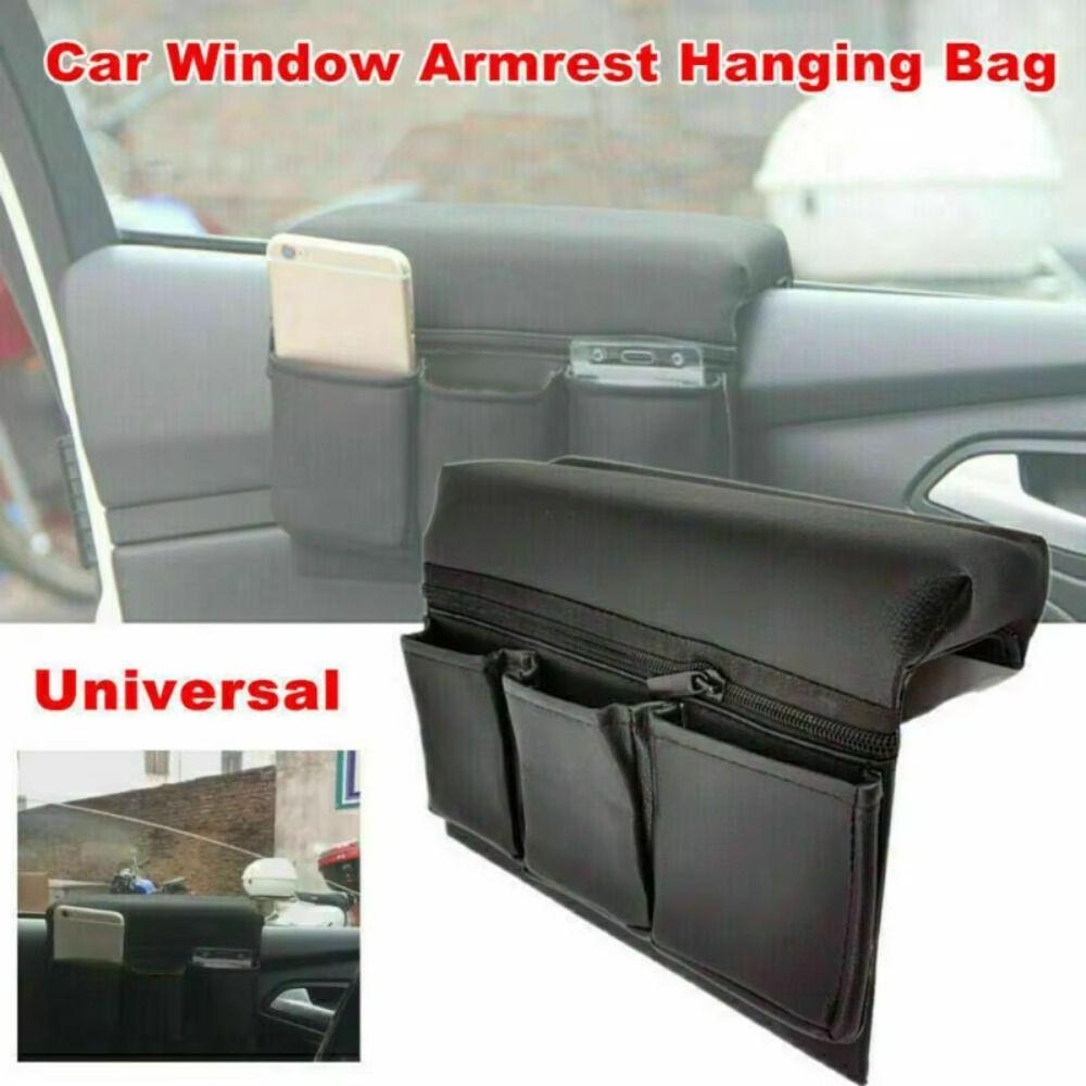 Waterproof Car Seat Window Armrest Pad Save Space Car Interior Storage Box Truck