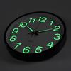 12 Inches 30CM Luminous Plastic Wall Clock Quartz Clock Bedroom Living Room Wall Clock Simple Clock