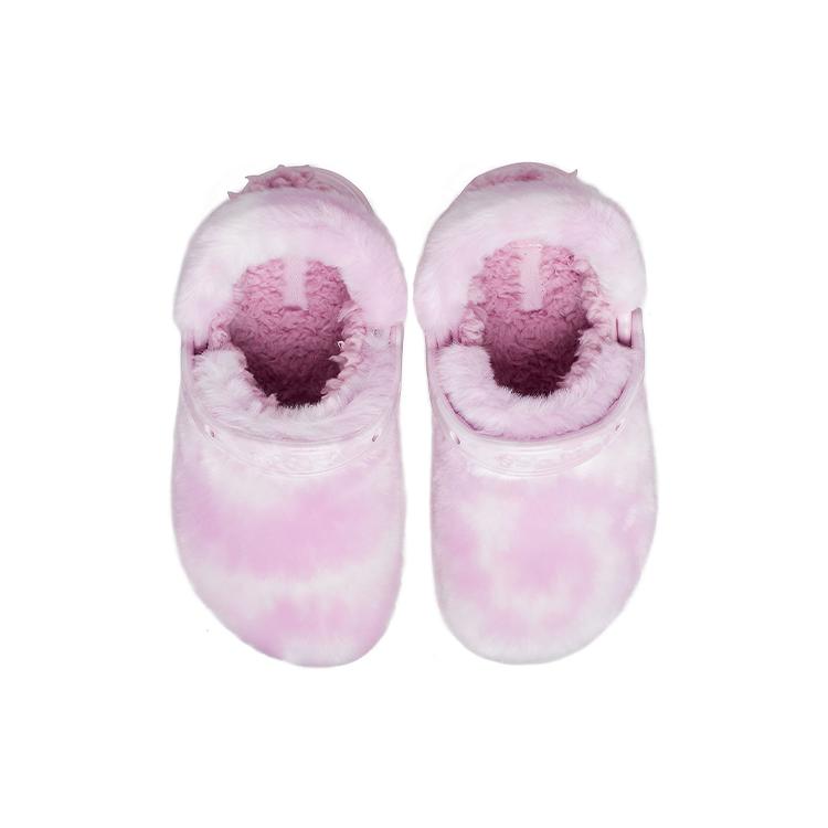 Crocs Классические кроксы Fur Sure Ballerina 'Розово-белые' 207303-6SU