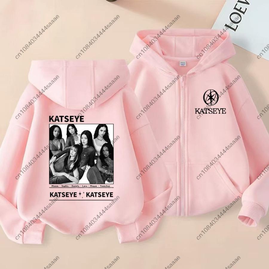 New Kids Zip UP Casual Tops Fashion Girls Clothes Girl Group Zipper Hoodie Boys Fashion Hooded Sweatshirt