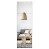 Serwrsw Mirror That Can Be Stuck Wall Decor 30x40cm Set of Shatterproof Mirror Anywhere, Wall-mounted Mirror, Full-length Mirror, Mirror, Size, 4,