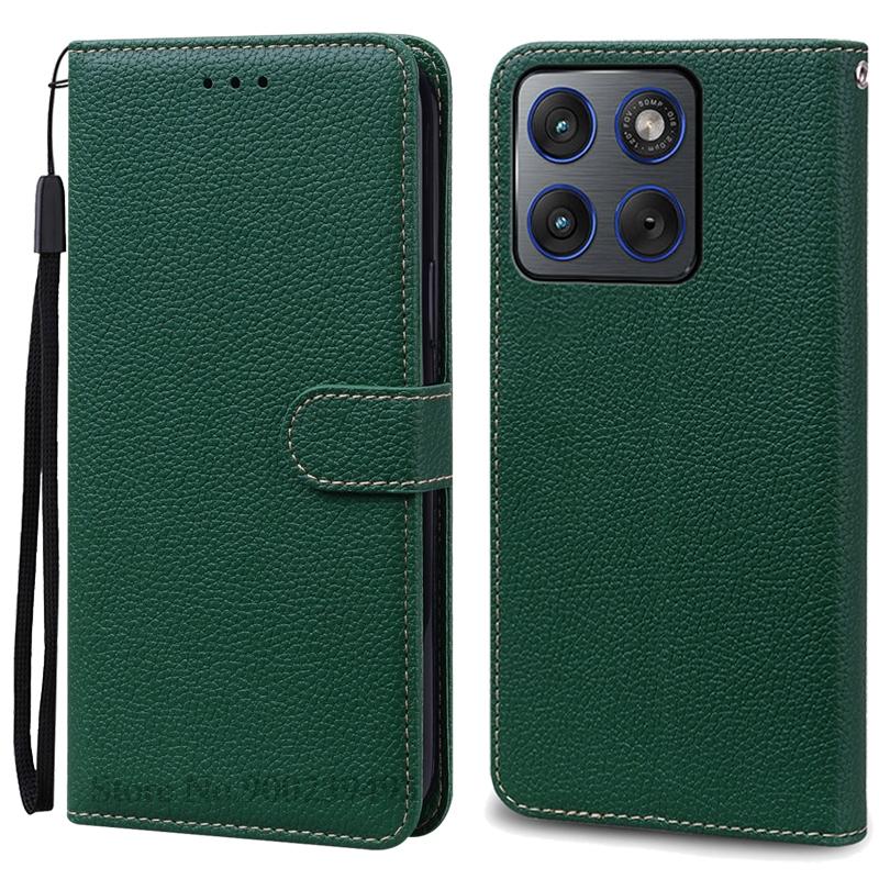Чехол-книжка с кошельком из кожи для Motorola Edge 70, чехол-книжка с подставкой, магнитная крышка для телефона, Fundas