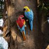 Имитация попугайного дерева, подвесная статуэтка-украшение, набор, креативная скульптура птицы, для улицы, двора, сада, лазающая, тропические птицы, подарки