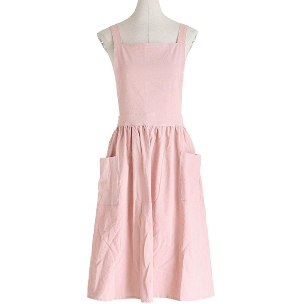 Cotton Florist Apron Korean Style Work Dress High Quality Kitchen Apron