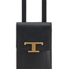 Tods New Versatile Casual Leather Phone Bag Women bags Black XAWTSAOV302RORB999