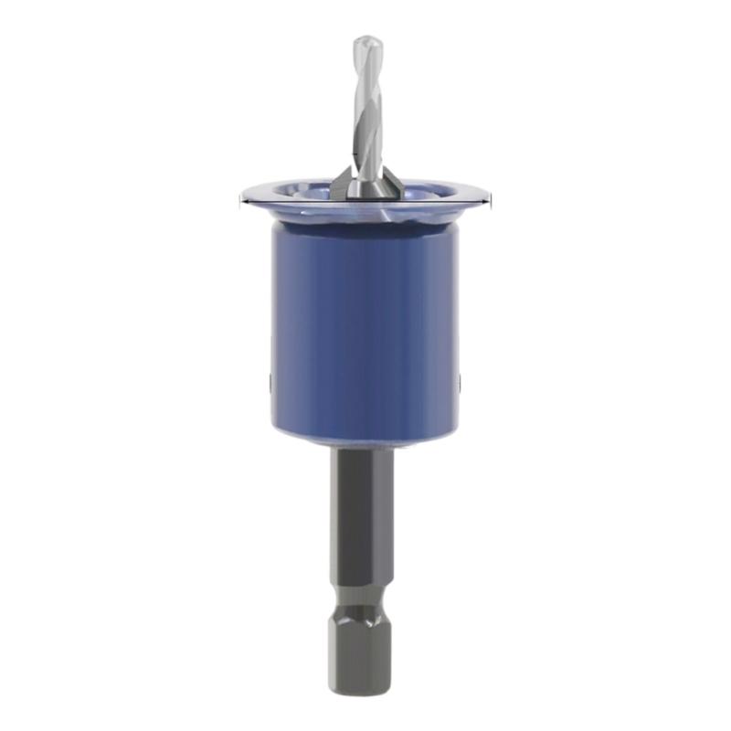 Limit Countersink Drill Bit Set Hole Punch Deep Adjustable Countersunk Drill Bit Shank Wood Countersink Drill Bit