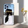 Мусульманское искусство Кааба Телефон Для iPhone 13,12,15,14,11,16,17,Plus,Pro Max,XS,X,XR,SE,Mini,8,7,Мягкий Силикон Черный