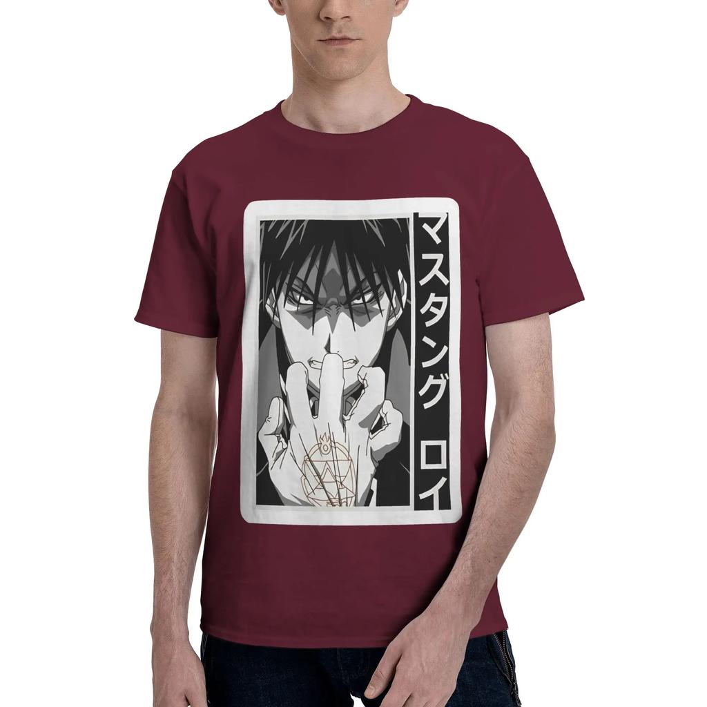 Anime Alchemist Unisex Tshirt Clothes Vintage Tees Short Sleeve Fugees 100 Cotton