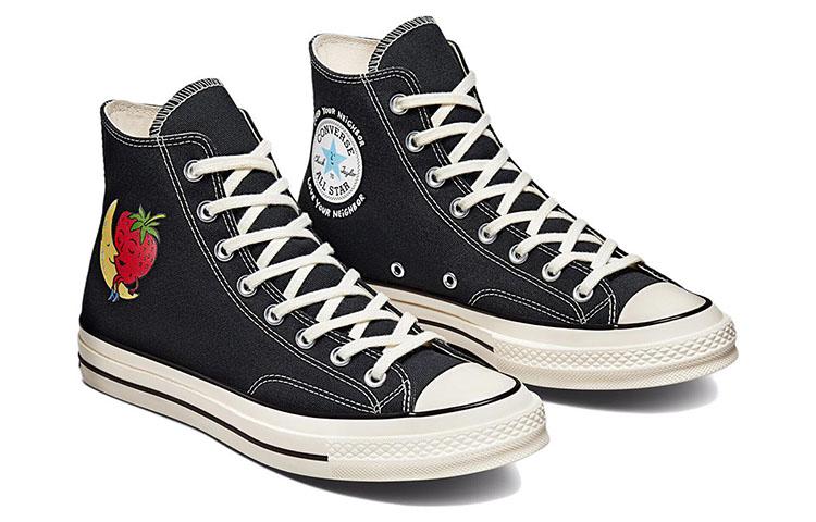 Sky High Farm Workwear x Converse Chuck 70 High "Strawberry Moon" Canvas Sneakers A03145C
