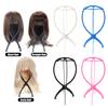 Collapsible Plastic Wig Stand Easy Assembly Portable Travel Folding Wig Head
