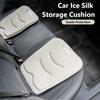 AAOI1 Car Universal Soft Seat Cover Ice Silk Cushion Anti Slip Storage Auto Seat Protect For KIA Cerato Soul Venga Forte Spectra