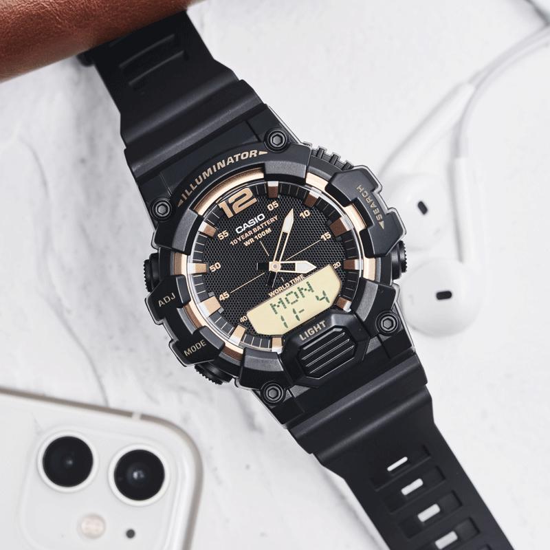Casio Мужские ЧАСЫ для МОЛОДЕЖИ Черные HDC-700-9A HDC-700-9A