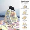 1pc, Duffy and Friends (13) Home Decor Flannel Blanket, Perfect Gift for Bedroom, Living Room, Travel, Camping, Car, Beach, Office Nap, Ideal Sofa Thr