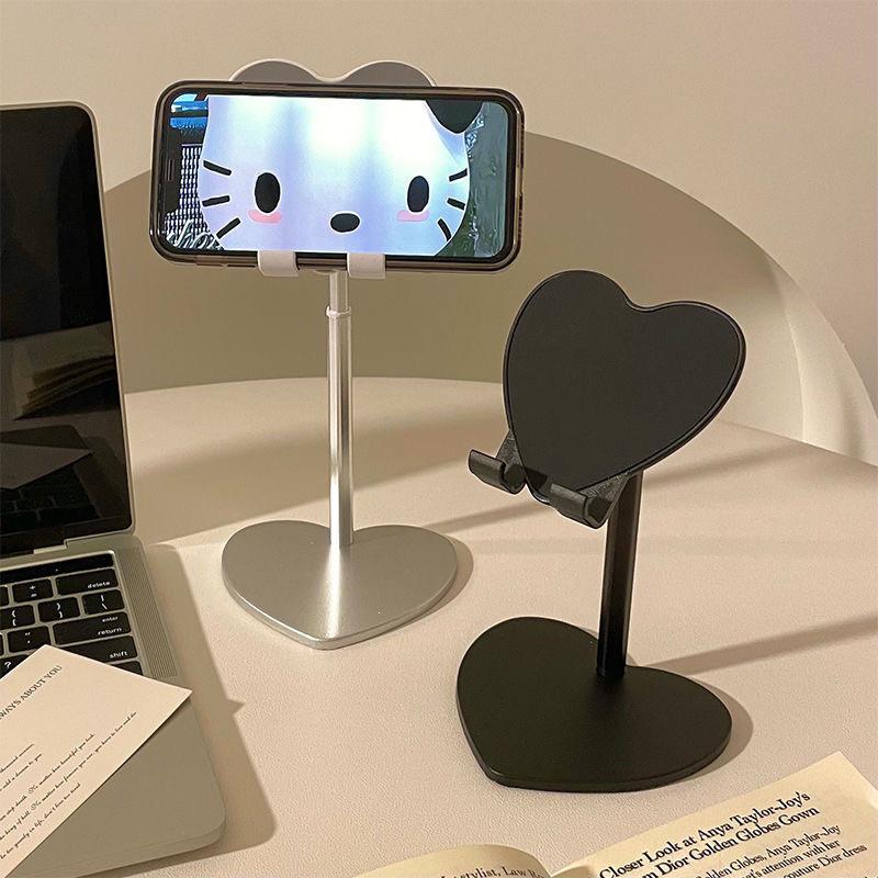 Adjustable Universal Heart Desktop Stand for Phones & Tablets