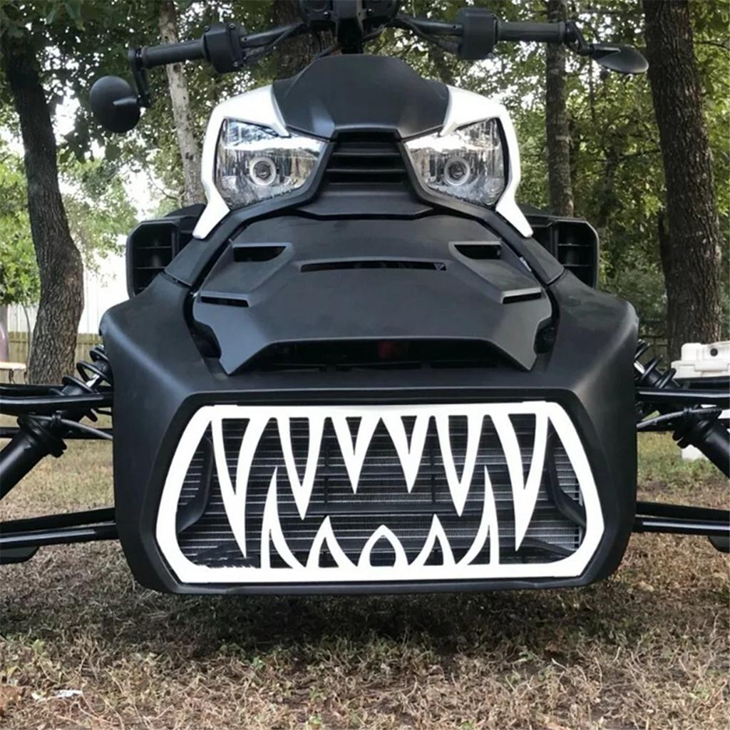 Передняя решетка с зубьями для мотоцикла Can-Am Ryker 600/900/Rally/Sport, Комплект алюминиевых решеток-сетки -A91R