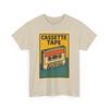Retro Cassette Tape T-Shirt: Comic Style Throwback Tee