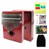 17 Keys Kalimba Thumb Piano Instrument Finger Mbira Mahogany Wood and 21 Keys