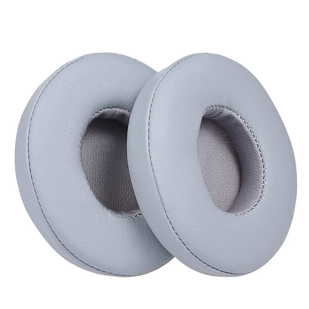 2Pcs Replacement Earpads Ear Pad Cushion for Beats Solo 2 / 3 On Ear Wireless Headphones Black
