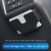 New Universal Car Interior Card Holder Multi-function Portable Card Storage Box Car Sun Visor Card Slot Box Car Accessories