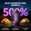 Lámpara antimosquitos portátil para hogar y camping, luz nocturna recargable para interiores y exteriores