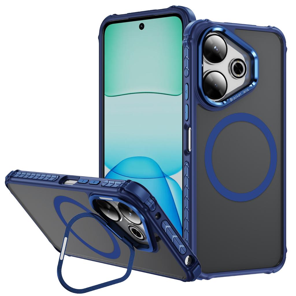 Чехол для телефона Redmi Магнитное крепление Ультратонкий Защита от падений Теплоотвод Крутой чехол для телефона Ощущение кожи Подставка Чехол для телефона
