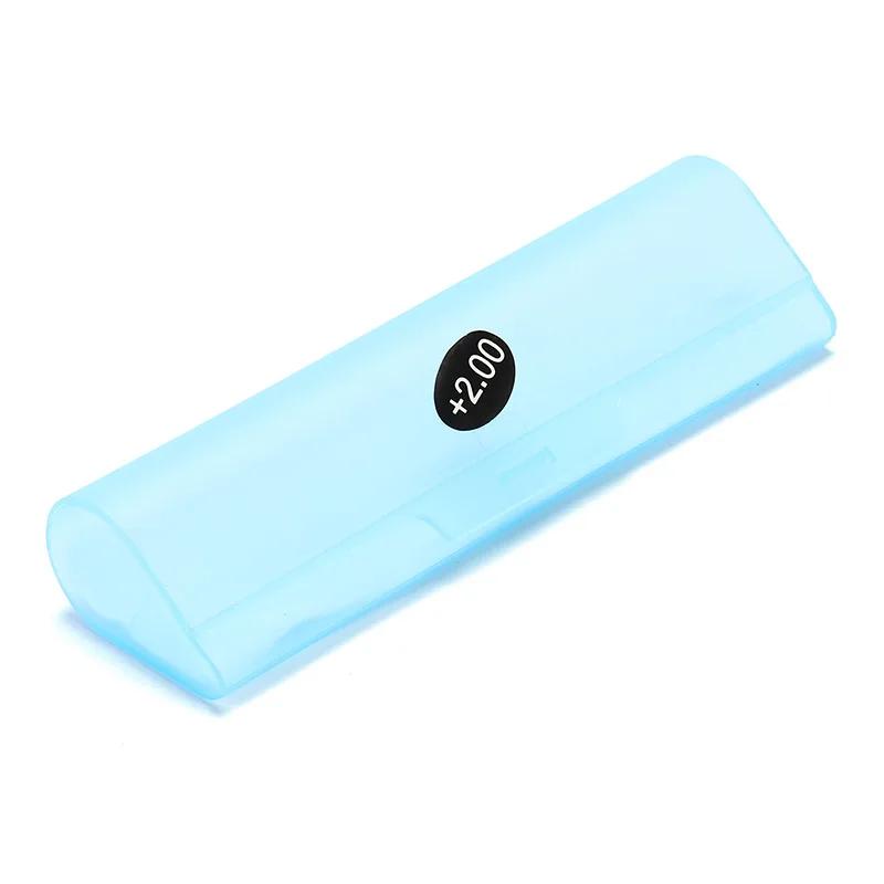 New Style Semi Transparent Myopia Presbyopic Glasses Box Frosted Plastic Glasses Cases Eyeglasses Organizer Reading Glasses Bag