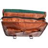 16" Leather Messenger Bag Laptop Case Office Briefcase Gift for Men Computer Distressed Shoulder Bag