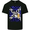 Blood Sweat Rugby and Beers Scotland Funny Unisexs Light Cotton TShirt