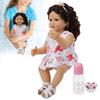 55 см реборн младенец вьющиеся волосы реалистичные младенцы девочка кукла мягкая очаровательная детская игрушка подарки