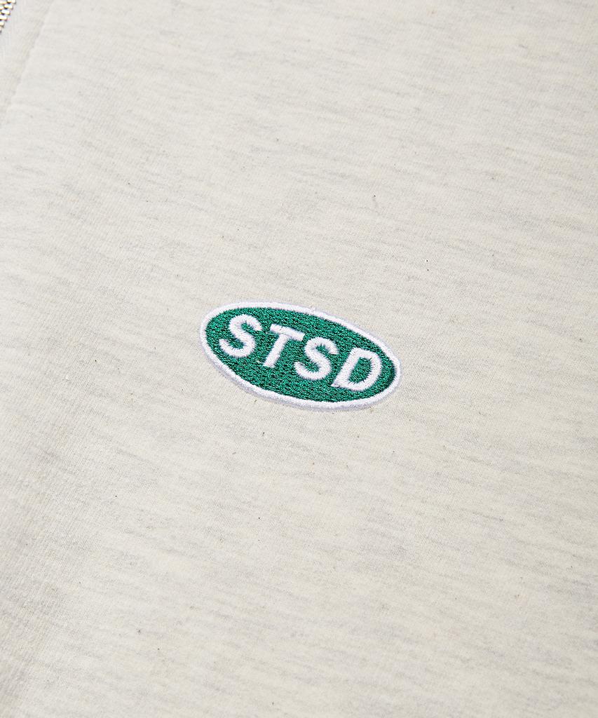 Eseulisseutyudio [Набор] Короткий свитшот с воротником и молнией Stsd и шорты, цвет овсяный