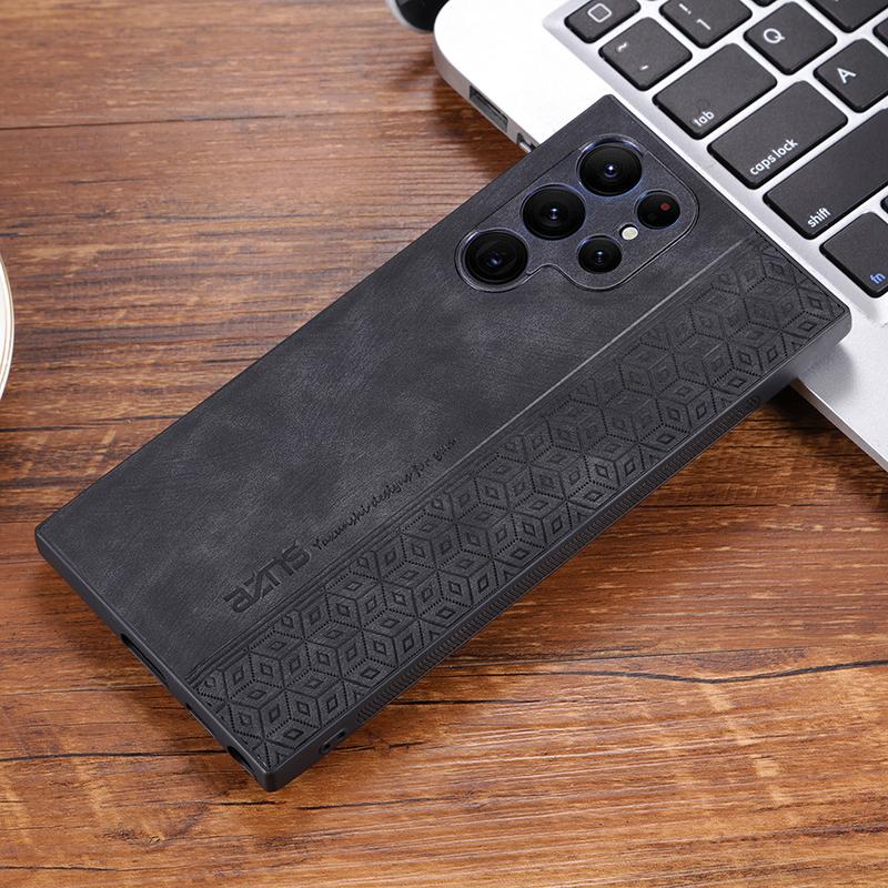 For Samsung Galaxy S23 S22 S21 S20 Plus Ultra A13 A14 A23 A33 A53 A73 5g Luxury Leather Business Elite Shock Proof Cell Phone Case