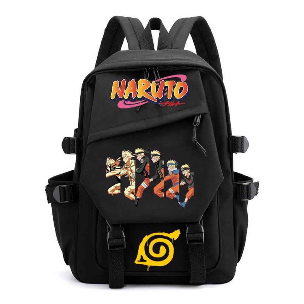 Anime Naruto Schoolbag Children's Backpack Elementary School Bag Boys and Girls Junior High School Students College Students Campus Backpack