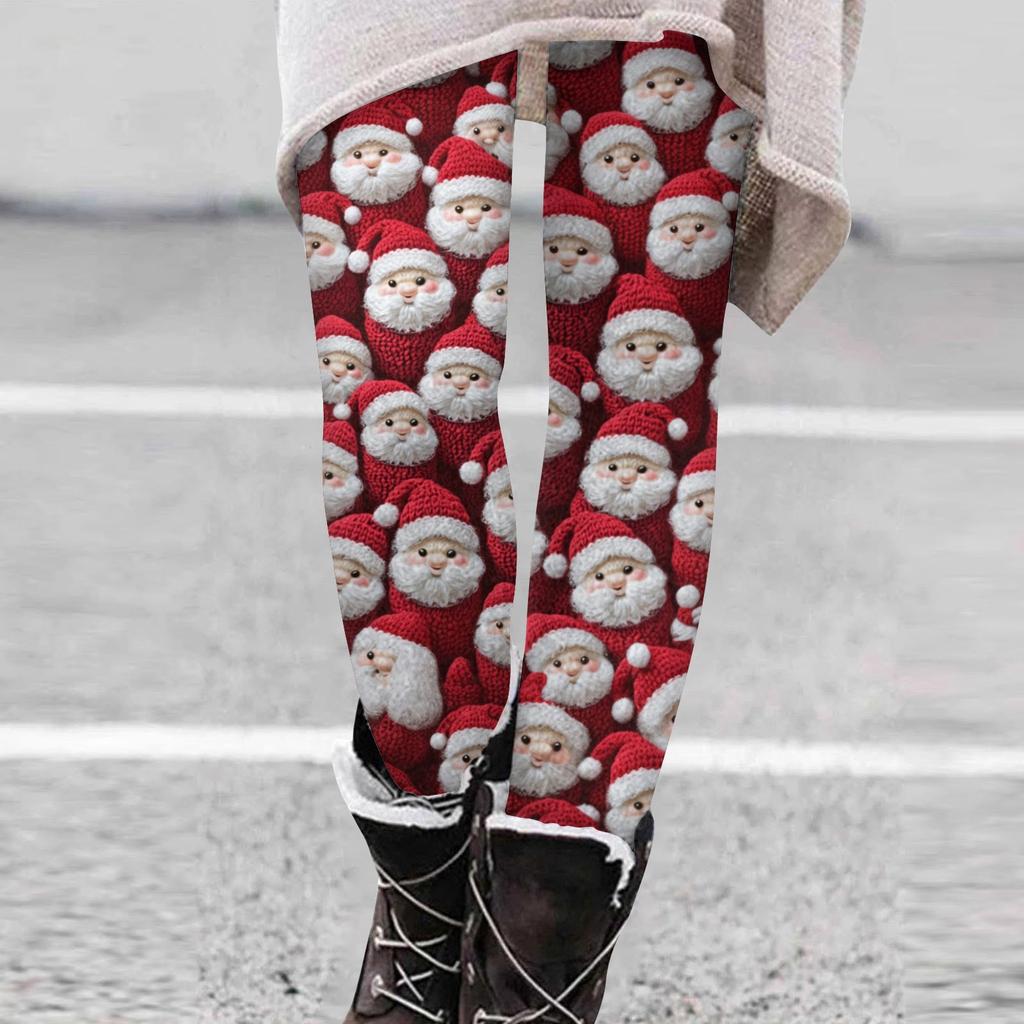 Женские брюки с принтом, эластичные мягкие хлопковые леггинсы, повседневная домашняя пижама