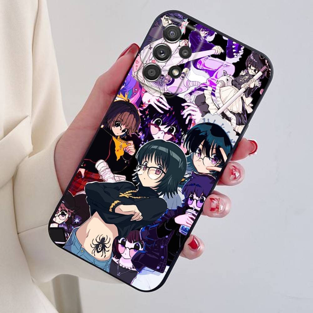 S-Shizuku M-Murusaki Phone Case For Samsung S24,21,22,23,30,Ultra,20,Plus,Note,10,9,Black soft silicone case TPU