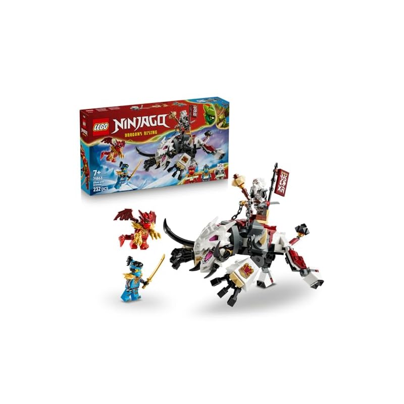 LEGO Ninjago Зильвер и Звероящер 71863 Игрушка для мальчиков и девочек