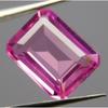 Natural Pink Sapphire Loose Gemstone 7.60 ct Emerald Cut September Birthstone for Gem Collections